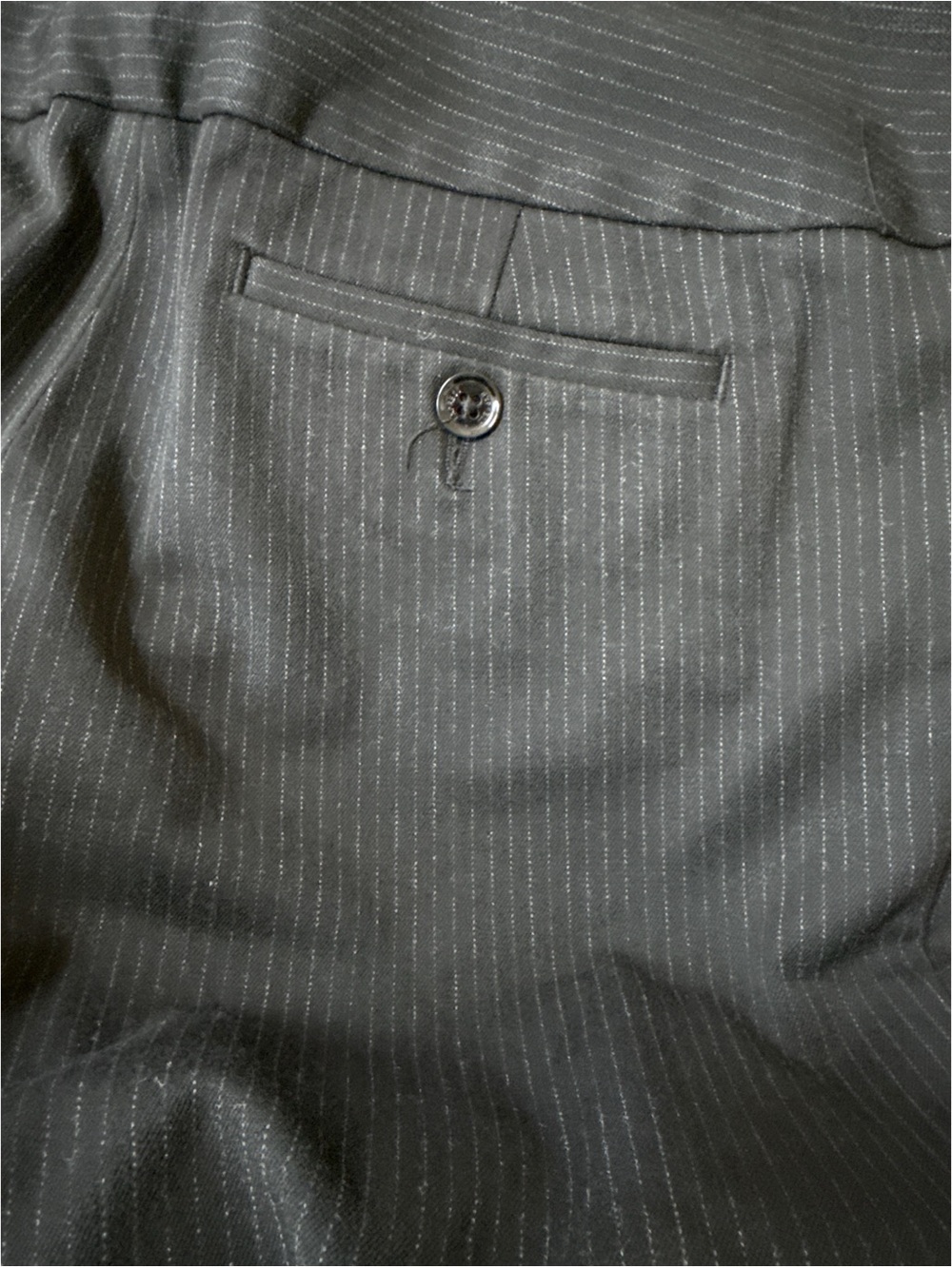 Editor Wide Waistband Pinstripe Pants - Picture 6 of 6